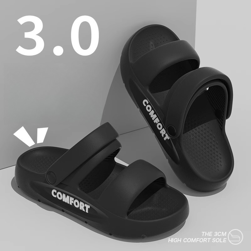 Unisex Buckle Slide Sandals Th - Men'S Shoes Cloud ulasan dan harga