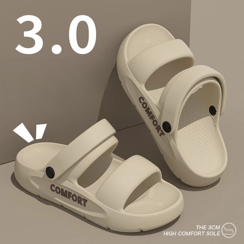 Unisex Buckle Slide Sandals Th - Men'S Shoes Cloud ulasan dan harga