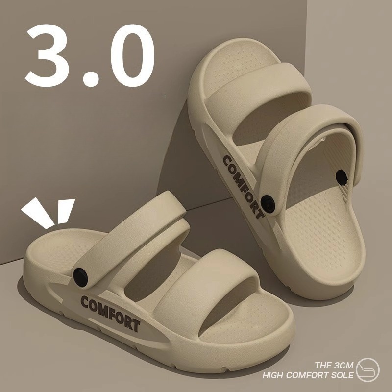 Unisex Buckle Slide Sandals Th - Men'S Shoes Cloud ulasan dan harga