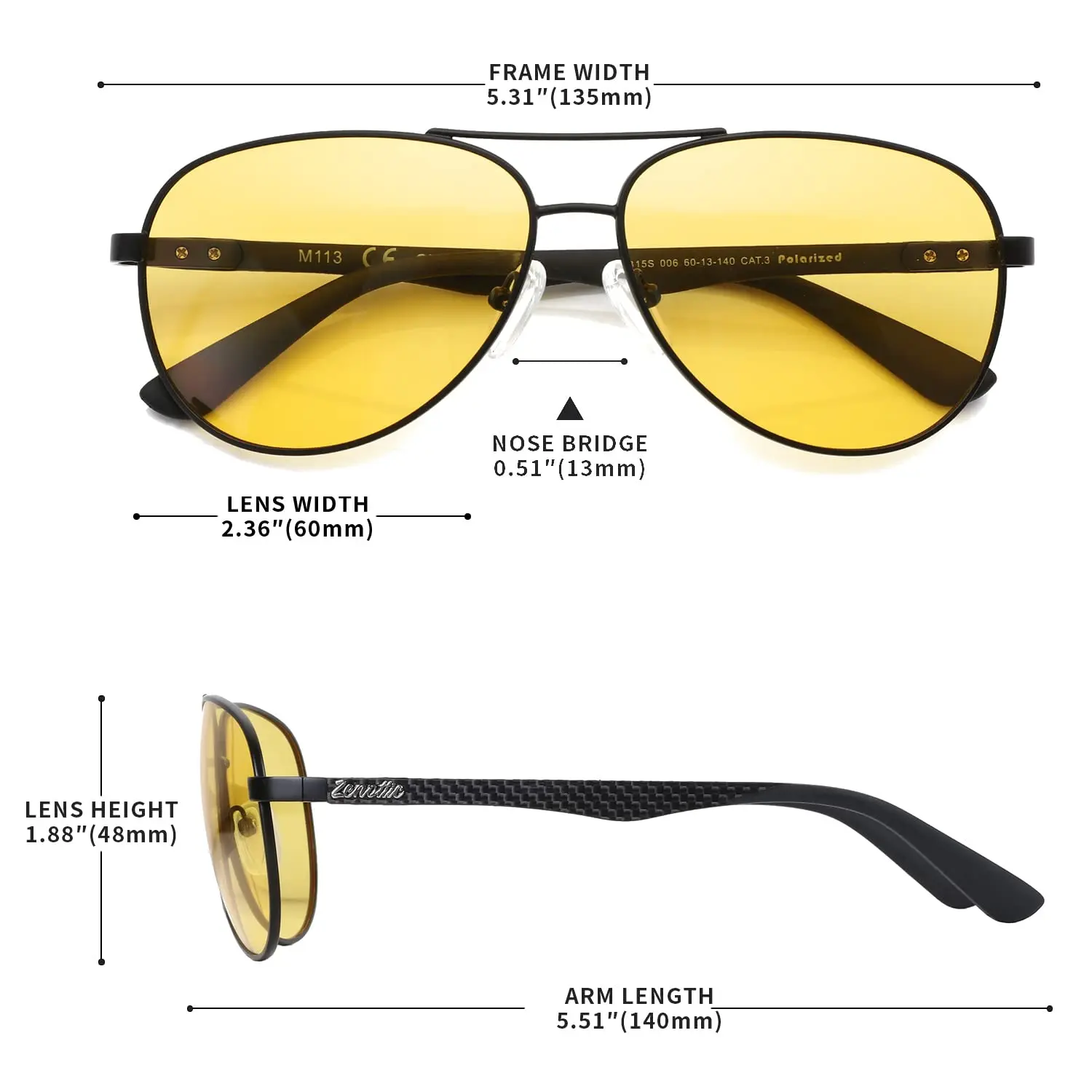 ZENOTTIC Polarized Pilot Sungl - Men Shoes Zegna ulasan dan harga