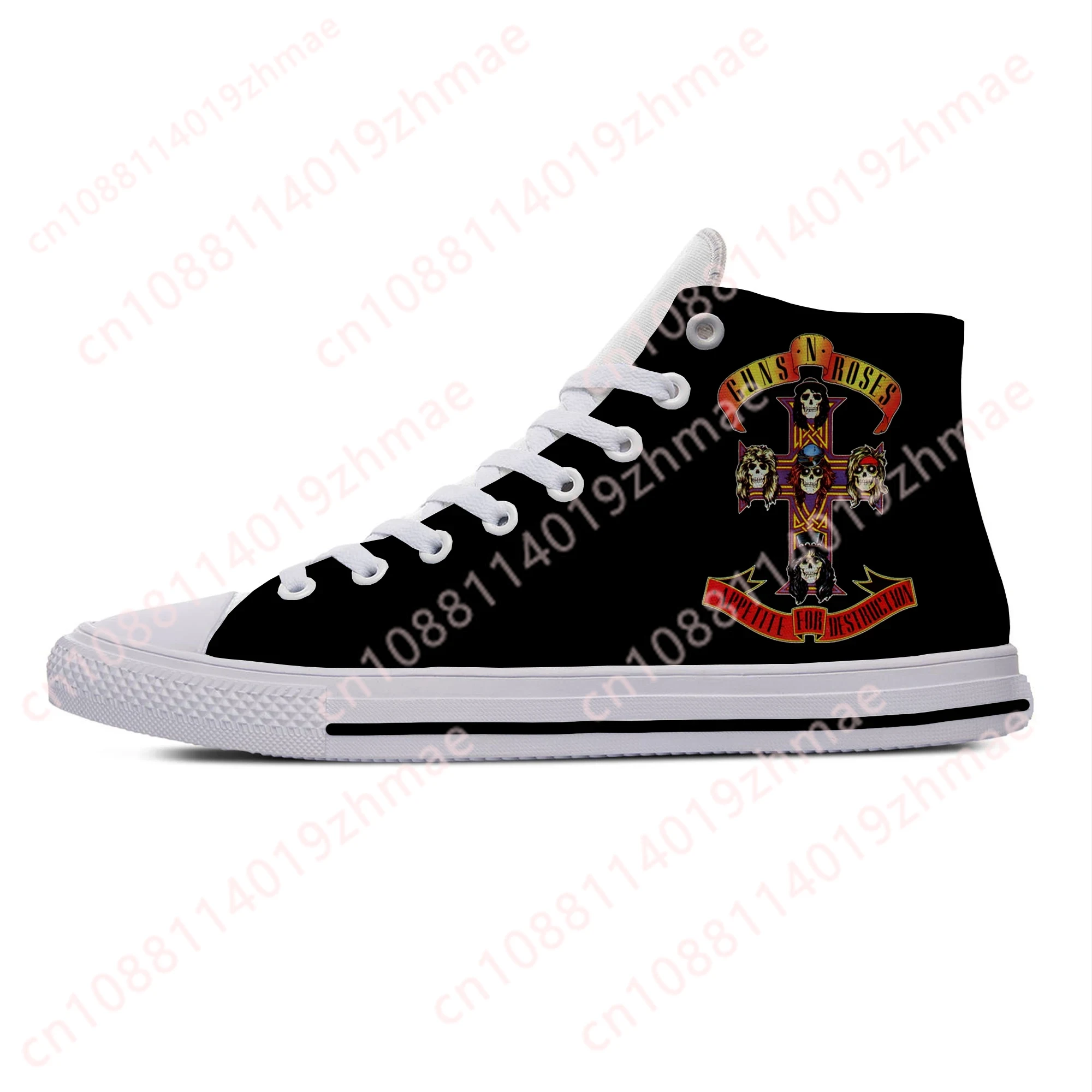 Hot 3D Guns N Rose Heavy Metal - Men Shoes Marks ulasan dan harga