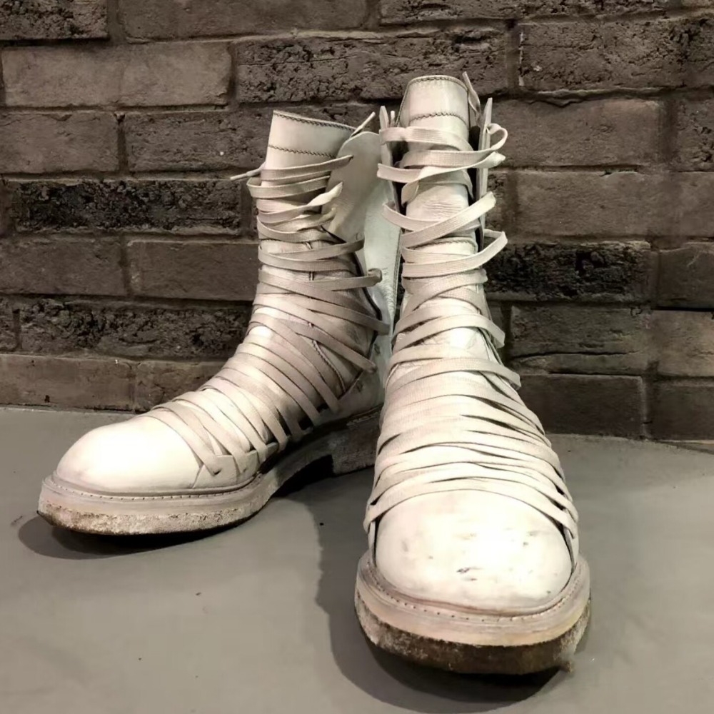 Multiple Cross Tied White Walk - Men'S Shoes Zipper ulasan dan harga