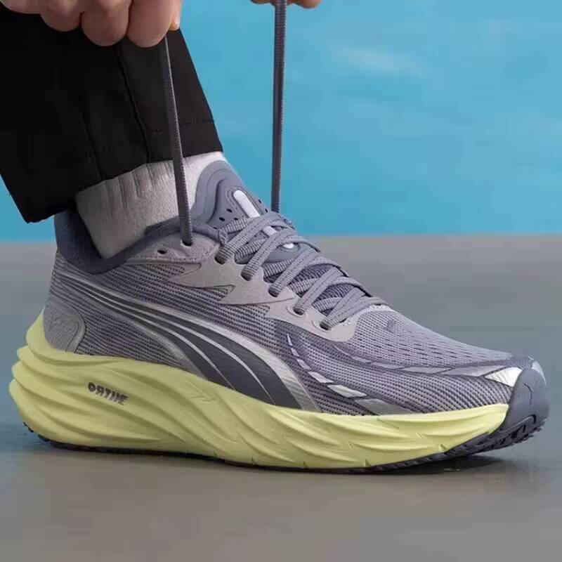 Men Puma 311140-19 Purple Lime - Men Shoes Puma ulasan dan harga