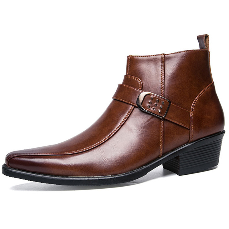 2026 New Men's Retro Cowboy Bo - Men'S Shoes Zipper ulasan dan harga