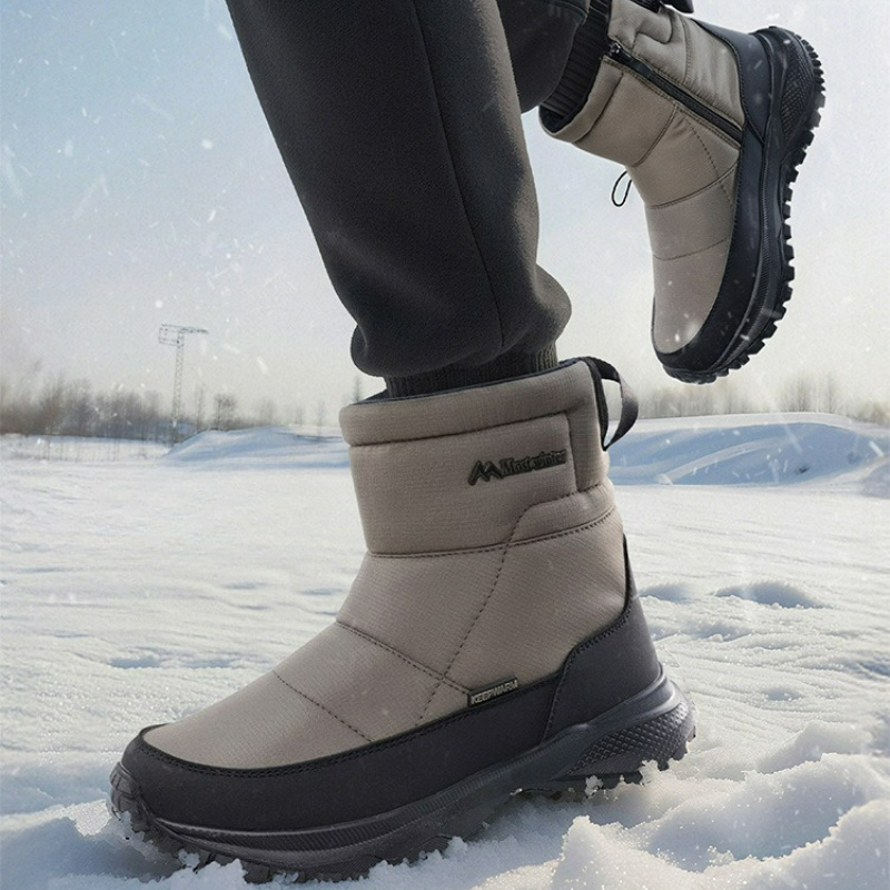 Men's Boots Warm Snow Boots Wa - Men'S Shoes Zipper ulasan dan harga