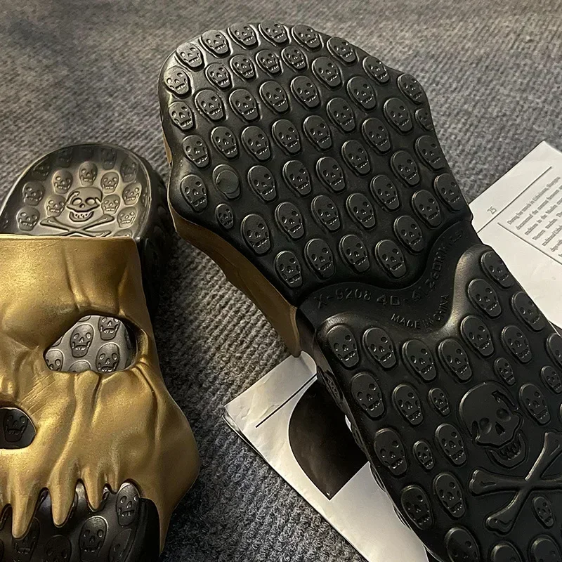 Summer Men Skull Slipper Y2k C - Men'S Shoes Cloud ulasan dan harga