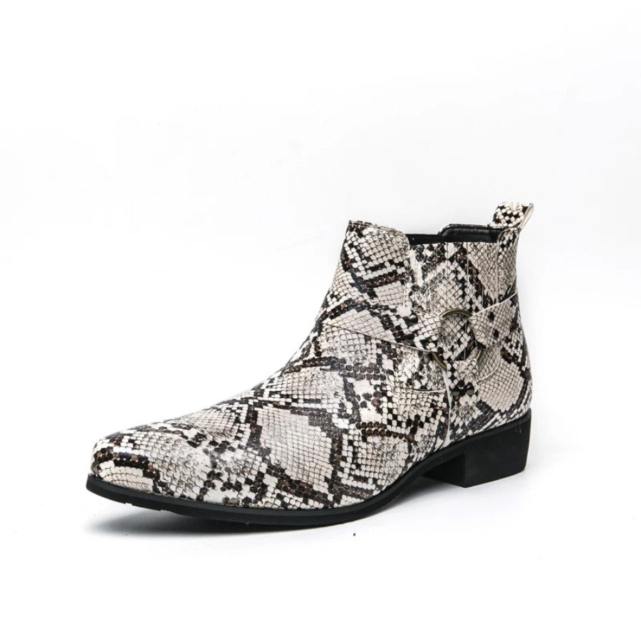 2025 New Men's Pointed Black W - Men'S Shoes Black And White ulasan dan harga