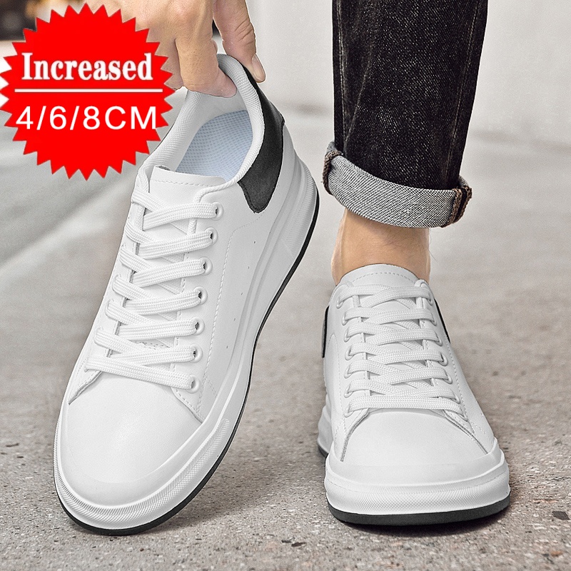 New Luxury Men's Elevator Shoe - Men'S Shoes Black And White ulasan dan harga