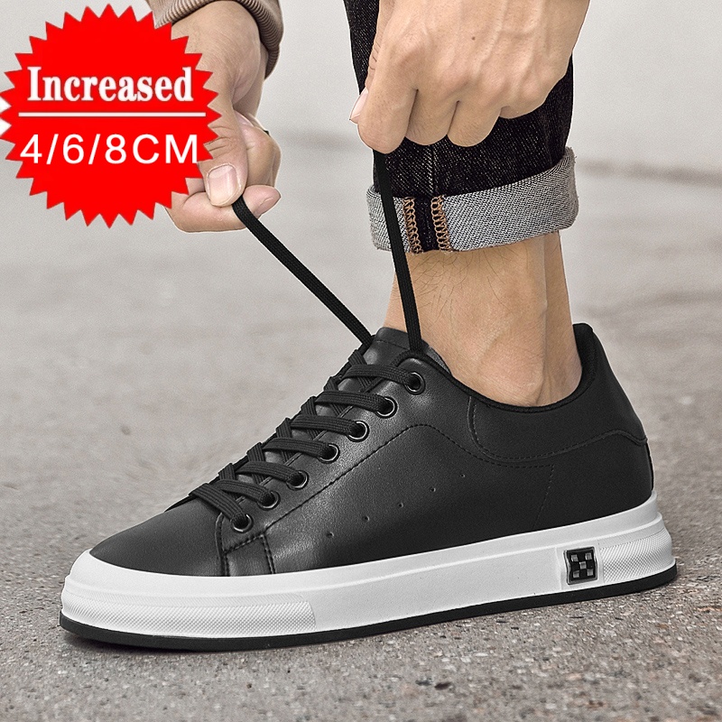 New Luxury Men's Elevator Shoe - Men'S Shoes Black And White ulasan dan harga