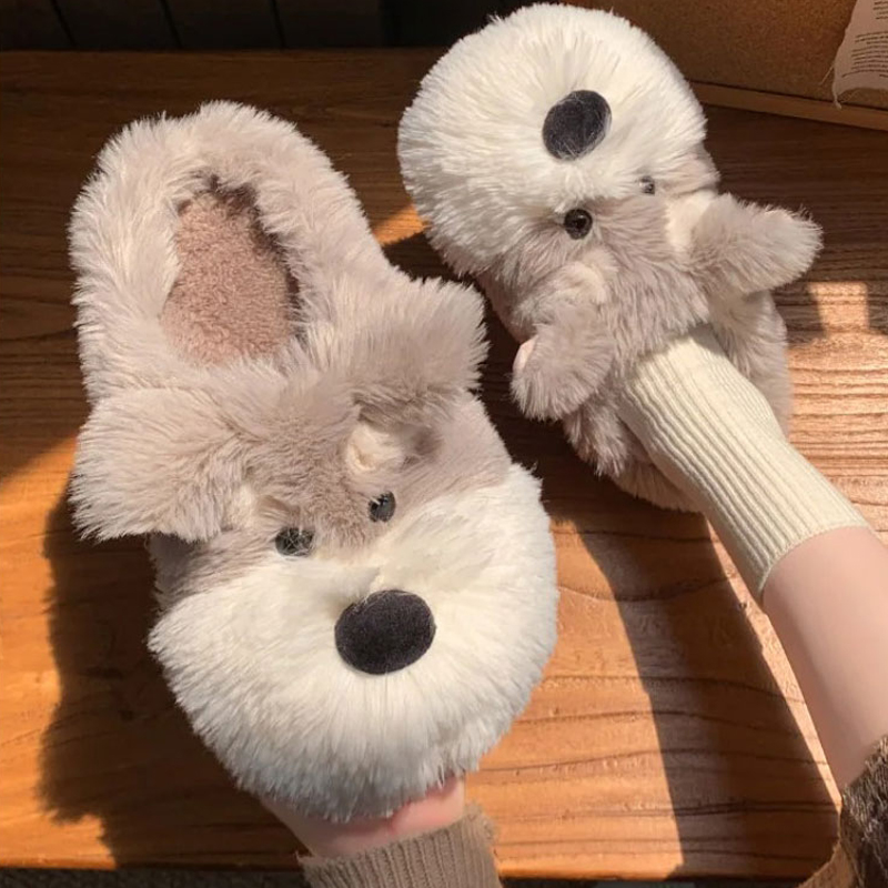 Dog Home Fuzzy Slipper Women P - Men'S Shoes Grip ulasan dan harga
