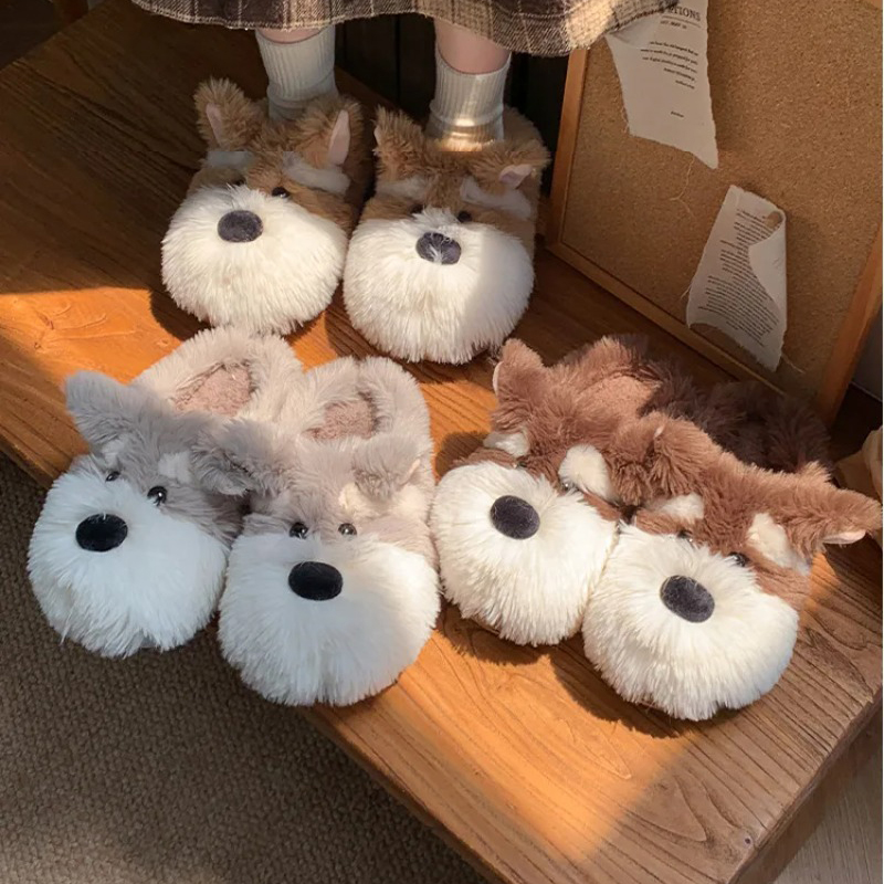 Dog Home Fuzzy Slipper Women P - Men'S Shoes Grip ulasan dan harga