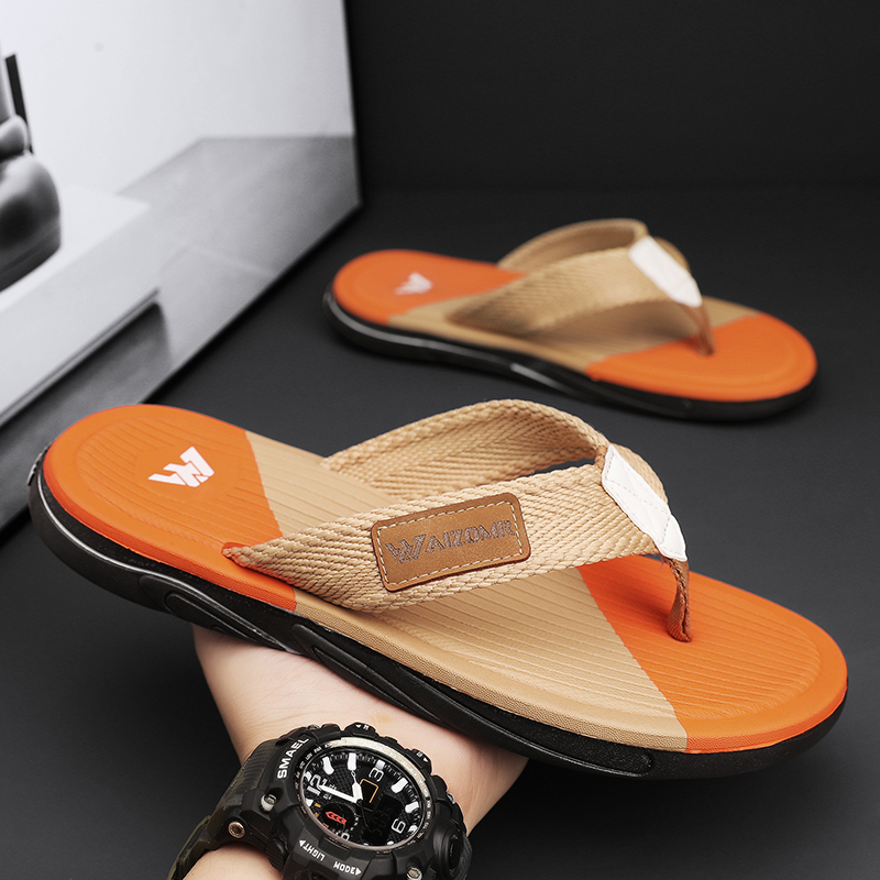 Luxury Mens Summer Flip Flops  - Men Shoes Marks ulasan dan harga