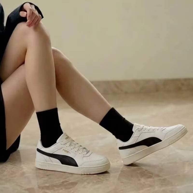 Off White Black Puma Leather S - Men'S Shoes Puma Sneakers ulasan dan harga