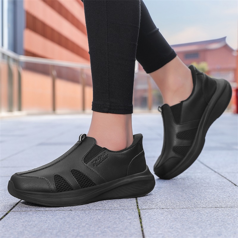Women Men Nurse Work Shoes Bre - Men'S Shoes Black And White ulasan dan harga